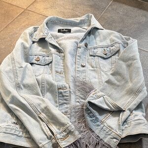 Lulu's Sky Blue Jean Jacket